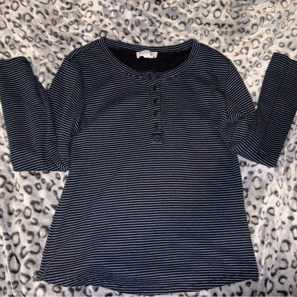 Striped Black and Gray Kids Shirt